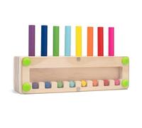 Zkydhbd Giocattolo sensoriale in legno per il riconoscimento del colore e lo sviluppo della coordinazione degli occhi della mano nei bambini in età prescolare. Giocattolo educativo portatile