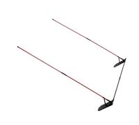 Zkydhbd Golf portatile Swing Aereo Trainer Allineamento Stick Holder Golf Swing Pratica Aiuto Per Percorsi Formazione Strumenti di allineamento portatili