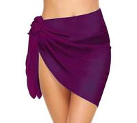 Zkydhbd Gonna avvolgente da spiaggia per le donne in poliestere leggero scialle sciarpa da nuoto