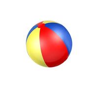 Zkydhbd Grande palla colorata di sport di calcio di allenamento all'aperto del gioco della spiaggia elastica palla per il nuoto carnevale evento sicuro gonfiabile palla da spiaggia