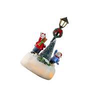 Zkydhbd Luce di via di Natale facile installazione illuminata LED decorazione lampione per cortile anteriore giardino e negozio Display Luci da cortile di Natale