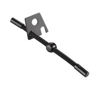 Zkydhbd Meccanismo di bloccaggio portatile per canna da pesca con bottone a scatto, cinghia elastica per morsetti leggeri antiscivolo Meccanismo di bloccaggio portatile