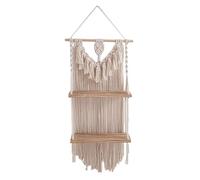 Zkydhbd Mensola da parete leggera ed elegante intrecciata a mano con frange appendini per la decorazione domestica e l'esposizione di collezioni Decor per gli amanti dell'arte