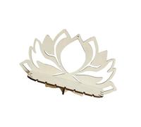 Zkydhbd Mensola sospesa da parete in legno con fiori e fiori, per tenere gingilli e migliorare gli ambienti della casa
