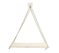 Zkydhbd Mensole decorative Altalena in legno Corda Appesa A Parete Mensole Galleggianti Pianta Vaso di Fiori Vassoio Nordic Decorazioni per la Casa Mensole Appese