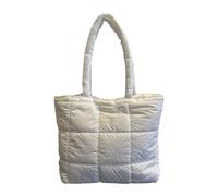 Zkydhbd Moda Ascella Borsa Grande Capacità Spalla Per Ragazza Donne Signora Borsa Trendy Shopping Ascelle Tote Borse Per Le Donne, bianco, One Size