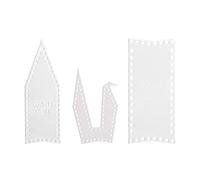 Zkydhbd Modelli acrilici trasparenti per portafoglio in pelle portachiavi modello modelli acrilici per stampi in silicone artigianali