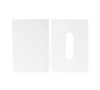 Zkydhbd Modelli acrilici trasparenti per portafoglio in pelle portachiavi modello modelli acrilici per stampi in silicone artigianali