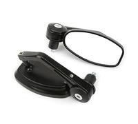 Zkydhbd Motociclette Manubrio End Regolabile Retrovisore Riflettore Convesso Per 7/8 "22mm End Veicolo Elettrico 2pcs Convesso Decorativo Interni Esterni Auto Posteriore Pali Montaggio Camion
