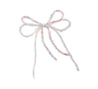 Zkydhbd Orecchini a forma di fiocco fatti a mano con perle finte a forma di fiocco, accessorio per capelli, strumento per coloro che apprezzano la moda e l'individualità, Misura unica, come descritto