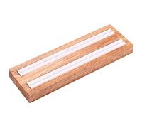 Zkydhbd Organizer versatile per gioielli con scomparto per carte di credito, espositore moderno per orecchini, anelli, vassoio di presentazione portatile