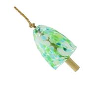 Zkydhbd Ornamento artistico fatto a mano in vetro colorato da appendere per portico/cortile, design resistente alle intemperie e toni delicati, fatto a mano in vetro con gancio