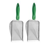 Zkydhbd Pala da giardinaggio in acciaio inossidabile con manico applicabile per piccoli gatti lettiera per animali domestici filtro pulito attrezzature da giardinaggio domestico