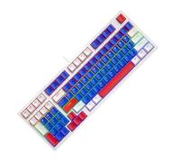 Zkydhbd Piccola tastiera meccanica da gioco 98Keys con retroilluminazione a LED Tastiera ergonomica per PC Gamers Office Wire LED Backlits