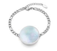 Zkydhbd Portachiavi portatile con ciondolo a forma di conchiglia, in acciaio inox, facile da indossare nei giorni più impegnativi. Elegante catenina, Misura unica, come descritto