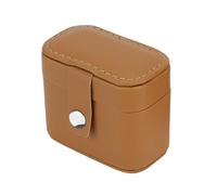 Zkydhbd Portagioie da viaggio Piccolo Portagioie Portatile Organizzatore di Cuoio DELL'UNITÀ di elaborazione Orecchini Collana