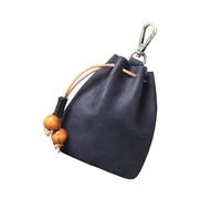 Zkydhbd Portagioie in pelle a parete borsa di immagazzinaggio compatto viaggio amichevole design per orecchini collane accessori fatti a mano gioielli in pelle organizzatori