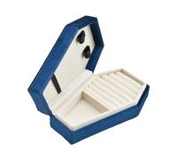 Zkydhbd Portagioie portatile a forma di bara Scatola di monili leggera collana organizzatore scatola di visualizzazione regali per ragazze donne anelli titolare per collana display accessori per la