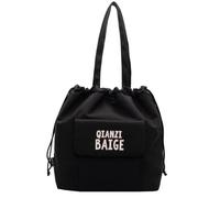 Zkydhbd Pratica borsa a tracolla estetica con spazioso spazio e lettere disegni ascellare borse borsa per varie occasioni borsa alla moda per le donne, Nero , One Size