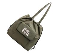 Zkydhbd Pratica borsa a tracolla estetica con spazioso spazio e lettere disegni ascellare borse borsa per varie occasioni borsa alla moda per le donne, Verde militare, One Size