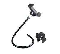 Zkydhbd Pratico supporto per telefono con morsetti rinforzati con basi antiscivolo per comodino, ufficio, palestra, supporto per telefono pigro con supporto