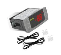 Zkydhbd Regolatore di temperatura dell'algoritmo per refrigeratori di birra Congelatori compatti doppi sensori migliora l'efficienza energetica Termostato di terminazione di sbrinamento