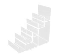 Zkydhbd Scaffale inclinato del supporto del raccoglitore acrilico chiaro banco di mostra per l'organizzazione del gabinetto del controsoffitto scaffale acrilico di progettazione inclinata