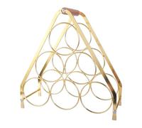 Zkydhbd Scaffale per bottiglie di vino, con elegante maniglia e fondo antiscivolo, organizer per cucina o armadietti da cucina