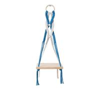 Zkydhbd Scaffali da appendere alla parete in macramè, realizzati a mano, per piante, libri e vasi, scaffali artistici per esporre case e mensole galleggianti