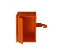 Zkydhbd Scatola di immagazzinaggio chiave del garage che imita il rifugio funzionale dell'automobile con la porta di apertura per l'organizzazione dell'entrata domestica