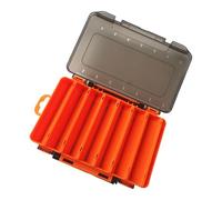 Zkydhbd Scatola portaoggetti da pesca, custodia visibile, scatola per attrezzatura multi scomparto per esche per calamari, contenitore salvaspazio per attrezzi