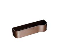Zkydhbd Scatola portaoggetti per auto, organizer per console centrale, con foro per cavo nascosto, bordi in silicone morbido, nessuna installazione di utensili, scatola antiscivolo per auto
