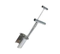 Zkydhbd Scavatore ergonomico del giardino del trapiantatore dello strumento di piantagione della lampadina per il rilascio rapido del suolo di perfor