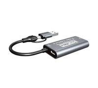 Zkydhbd Scheda di acquisizione video 4K con tecnologia USB e per acquisizioni video senza interruzioni in streaming e acquisizioni su PC portatile