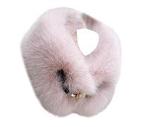 Zkydhbd Sciarpa invernale a forma di animale, lussuosamente morbida, scaldacollo in finto finto per donne e uomini, unisex, accessorio alla moda per esterni, sciarpa calda, A, Taglia unica