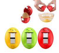 Zkydhbd Set di 3 utensili da cucina per rompere facilmente le uova evitando il guscio e risparmiando tempo durante la preparazione dei pasti