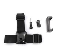 Zkydhbd Set di 4 supporti per telefono traspiranti con clip per telefono regolabile per la prima persona per visualizzare e video di azione in prima persona staffe montate sulla testa traspirante