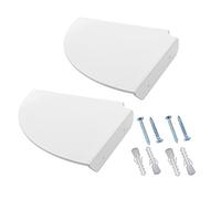 Zkydhbd Set di mensole angolari da parete, design semplice, in acrilico, per soggiorno, bagno, decorazione domestica, mensole per il bagno