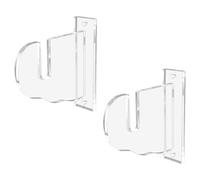 Zkydhbd Skateboard Appendiabiti da parete per skateboard orizzontale Rack di stoccaggio in acrilico trasparente Espositore Ganci durevoli Gancio Lungo Board Holder