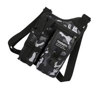 Zkydhbd Spazioso portabottiglie casual borsa a tracolla scomparti multipli borse a tracolla pratico design esterno borsa a tracolla alla moda, Mimetico, One Size