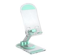Zkydhbd Supporto per cellulare in acrilico Supporto pieghevole per tablet da scrivania Supporto per telefono antiurto Supporto da scrivania pieghevole girevole a 360 gradi