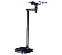 Zkydhbd Supporto per telefono da tavolo con regolazione dell'altezza e degli angoli Supporto per telefono da tavolo Sollevamento automatico per il lavoro Intrattenimento Cellulari Stand Per Scrivania