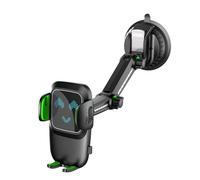 Zkydhbd Supporto per telefono portatile per cruscotto parabrezza ventosa regolabile supporto mobile supporto vivavoce rotazioni supporto a collo di cigno Anti shake culla parabrezza cellulare