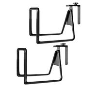 Zkydhbd Supporto per tubo flessibile da parete nero per giardino garage resistente supporto di ricambio per cavo di stoccaggio regolabile staffa di stoccaggio da giardino