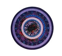 Zkydhbd Tappetino per divinazione con collana di cristallo rabdomanzia bordo rabdomanzia messaggio metafisico tappetino da gioco in gomma
