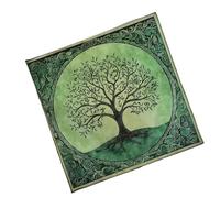 Zkydhbd Tarocchi Tovaglia Altari Panno Grande Albero Modello Astrologia Tovaglia Divinazioni Carta Panno Arazzo Decorazione Della Parete Grande Albero Modello Tarocchi Carta Spirituale Deckcloth
