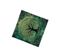 Zkydhbd Tarocchi Tovaglia Altari Panno Grande Albero Modello Astrologia Tovaglia Divinazioni Carta Panno Arazzo Decorazione Della Parete Grande Albero Modello Tarocchi Carta Spirituale Deckcloth
