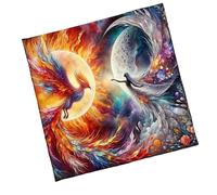 Zkydhbd Tarocchi Tovaglia Fenici Dee Modello Astrologia Altari Panno Divinazioni Carta Tovaglia Stregoneria Fornitura Altari Tarocchi Carta