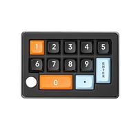 Zkydhbd Tastiera meccanica 2.4Ghz 3Modes di gioco della piccola tastiera programmabile 12 con la retroilluminazione ed i tasti di scelta rapida personalizzabili Tastiera meccanica su misura