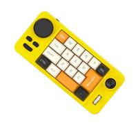 Zkydhbd Tastiera meccanica da gioco a 19 tasti Joystick programmabile Doppia rotella di scorrimento Retroilluminati a colori Interruttori sostituibili a caldo Tastiera Macroed personalizzabile con